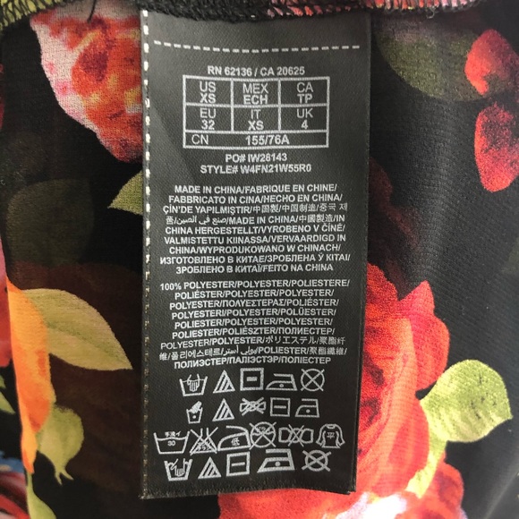 Guess Floral Kimono Cardigan Size XS - Picture 6 of 7